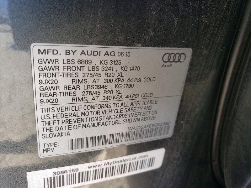 2015 Audi Q7 Prestige