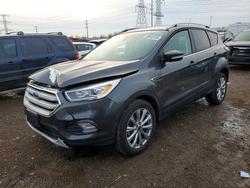 Salvage cars for sale from Copart Elgin, IL: 2018 Ford Escape Titanium