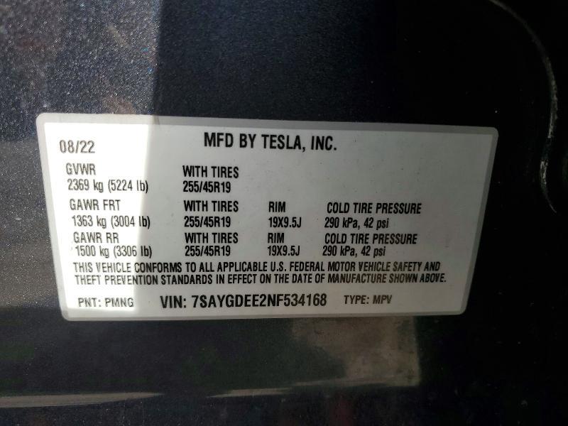 2022 Tesla Model y