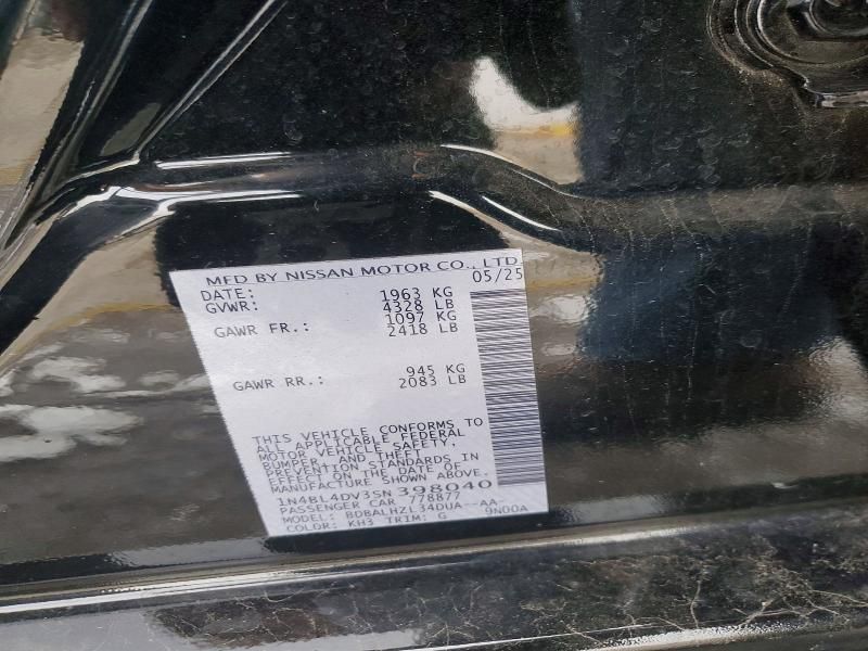 2025 Nissan Altima sv