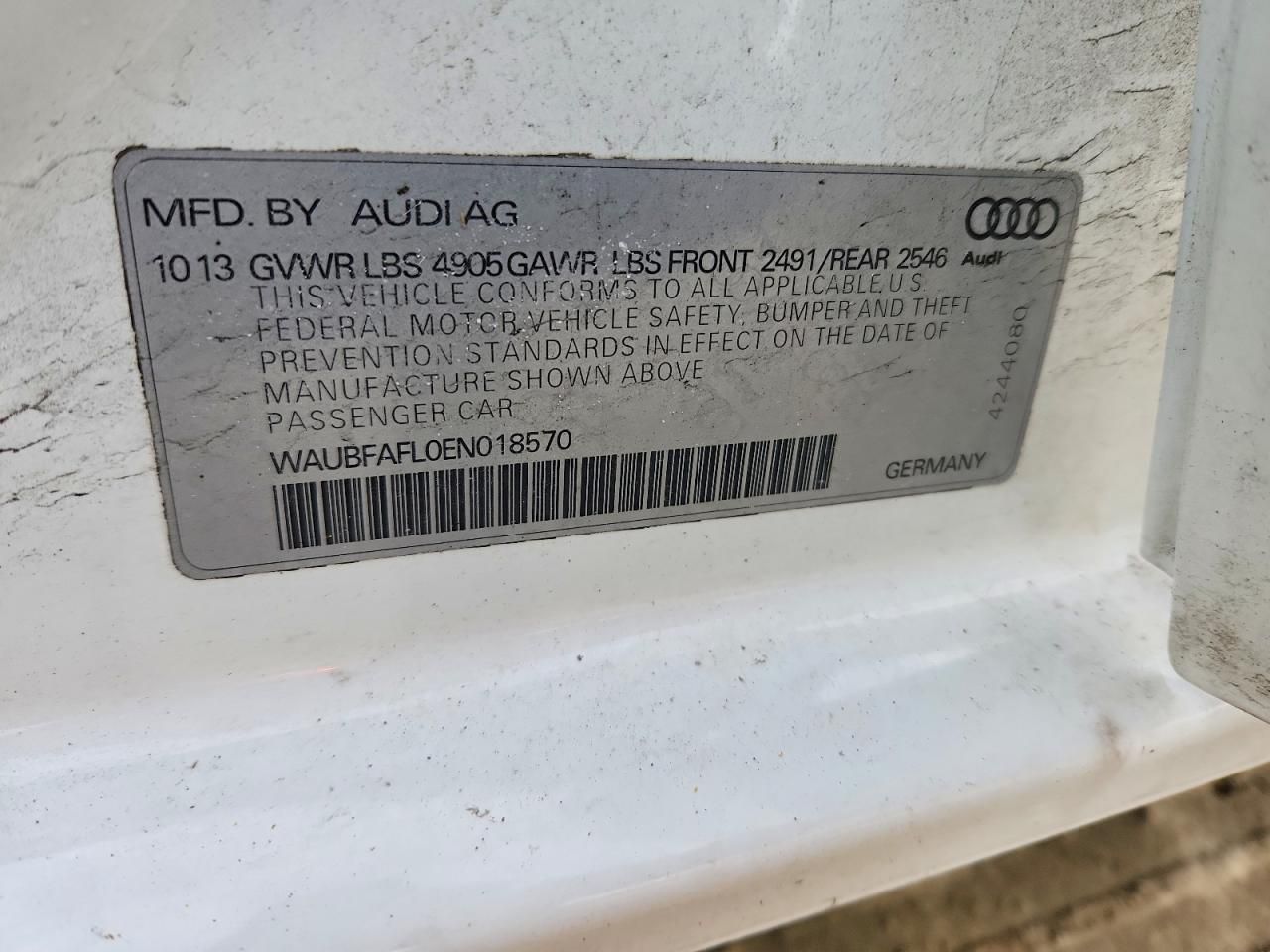 2014 Audi A4 Premium