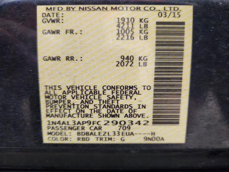 2015 Nissan Altima 2.5 s