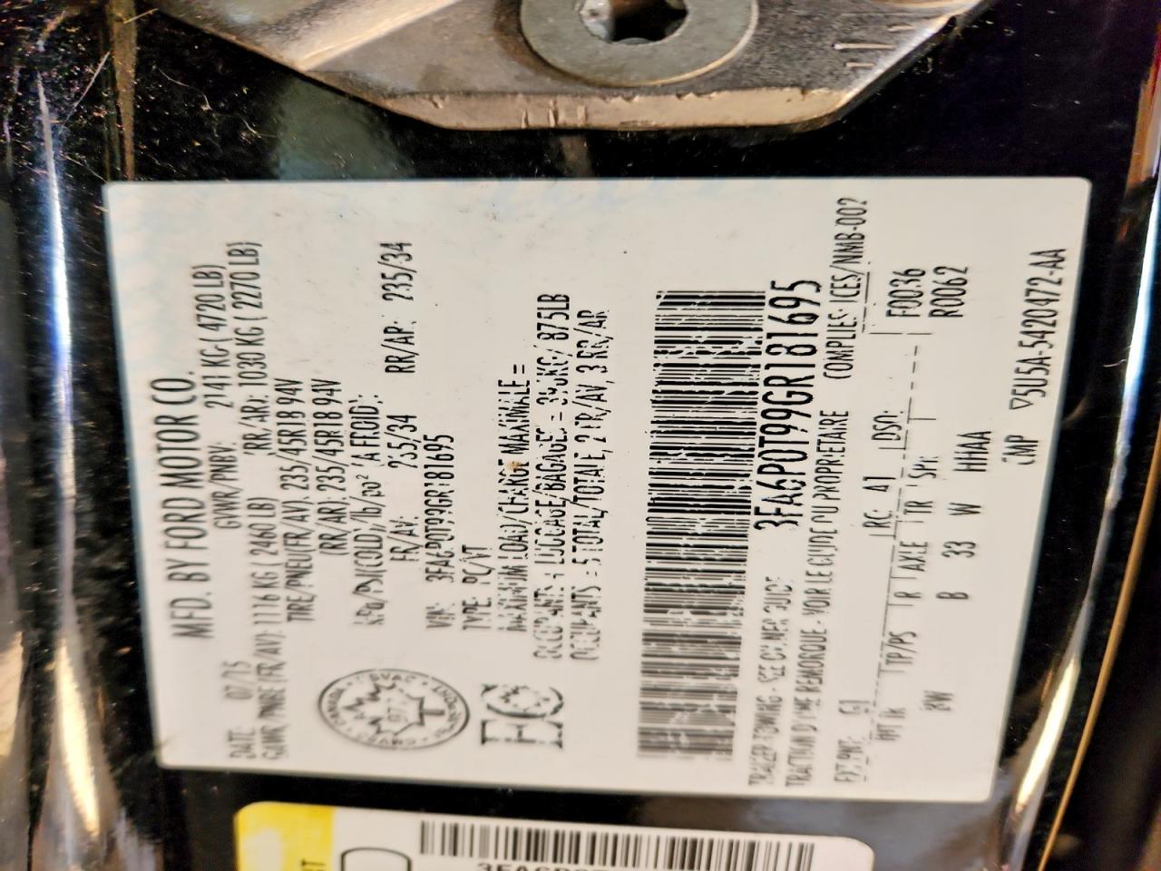 2016 Ford Fusion se
