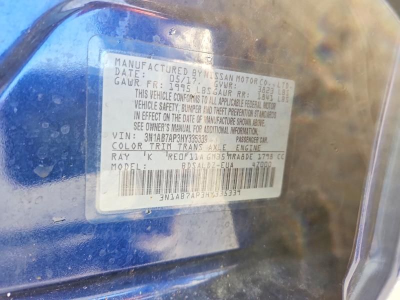 2017 Nissan Sentra s