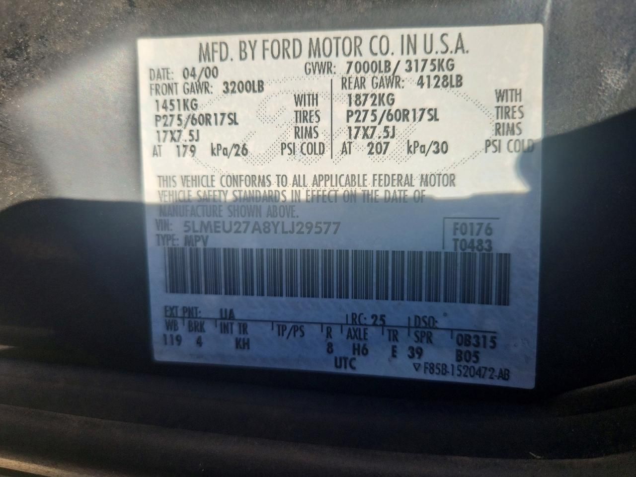 2000 Lincoln Navigator