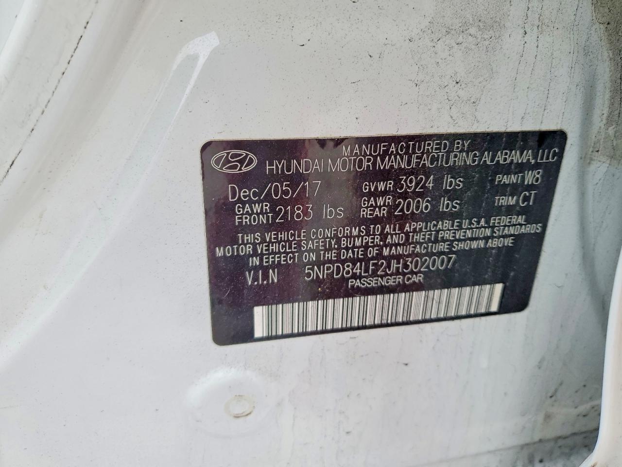 2018 Hyundai Elantra sel