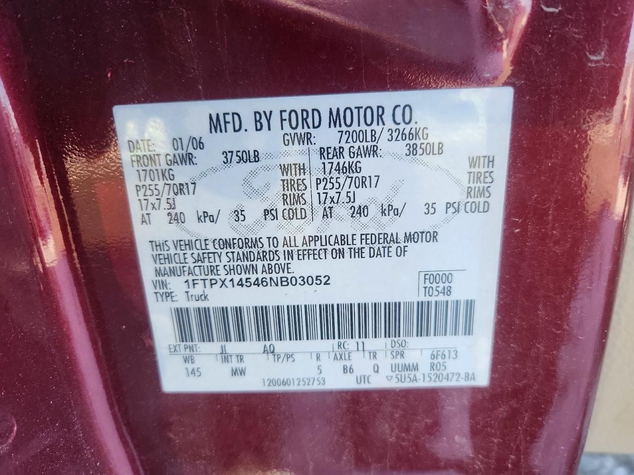 2006 Ford F150