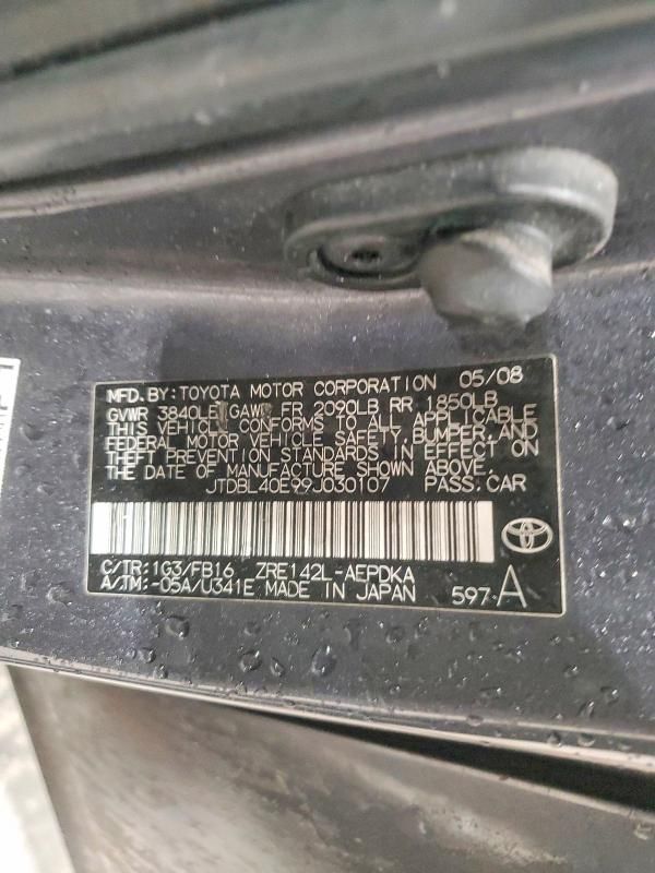 2009 Toyota Corolla Base