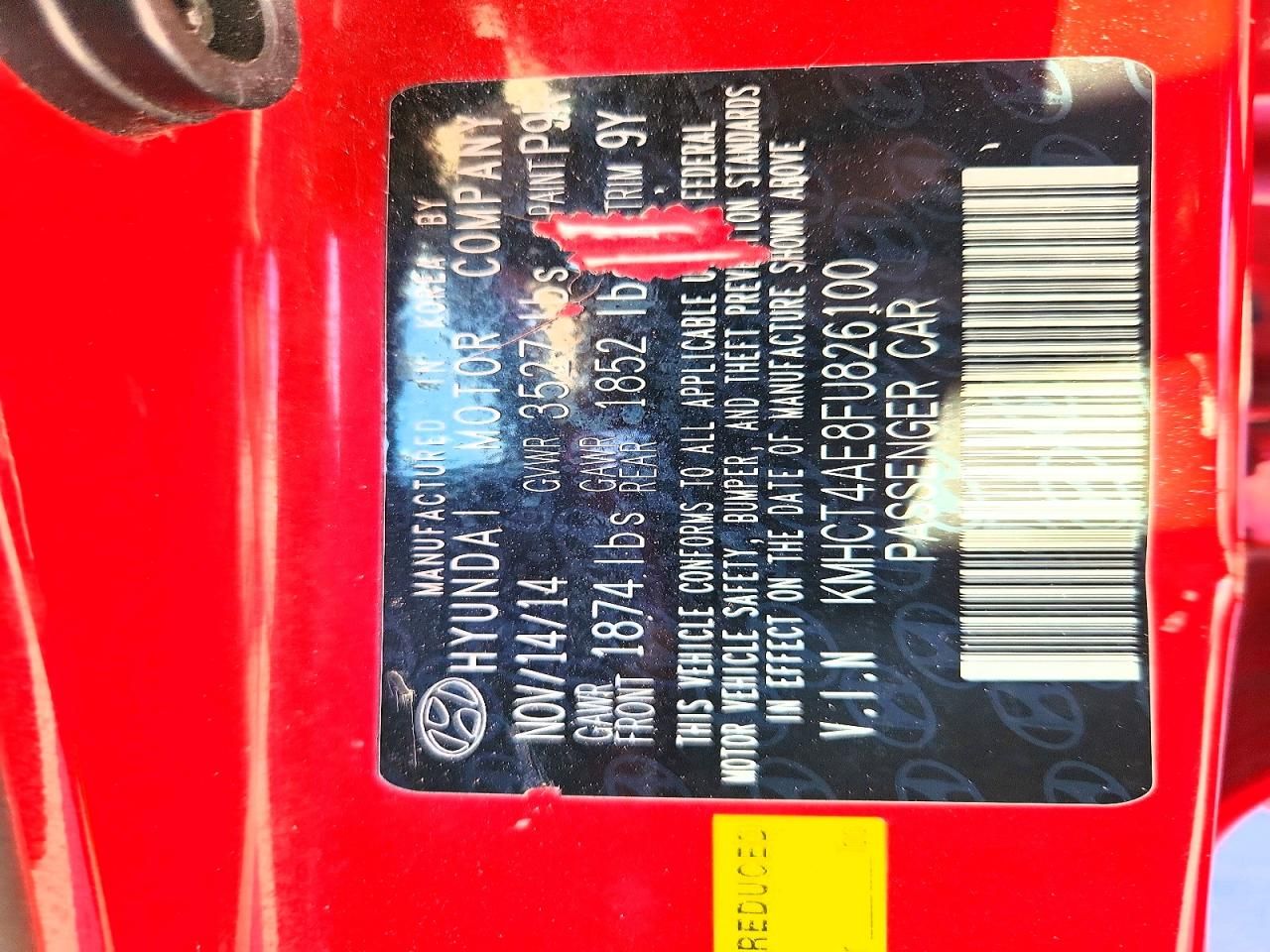 2015 Hyundai Accent gls