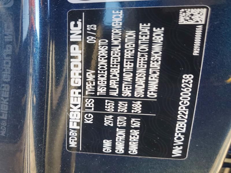 2023 Fisker Automotive 2023 Fisker Inc. Ocean Ocean one