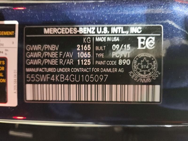 2016 Mercedes-Benz C 300 4matic