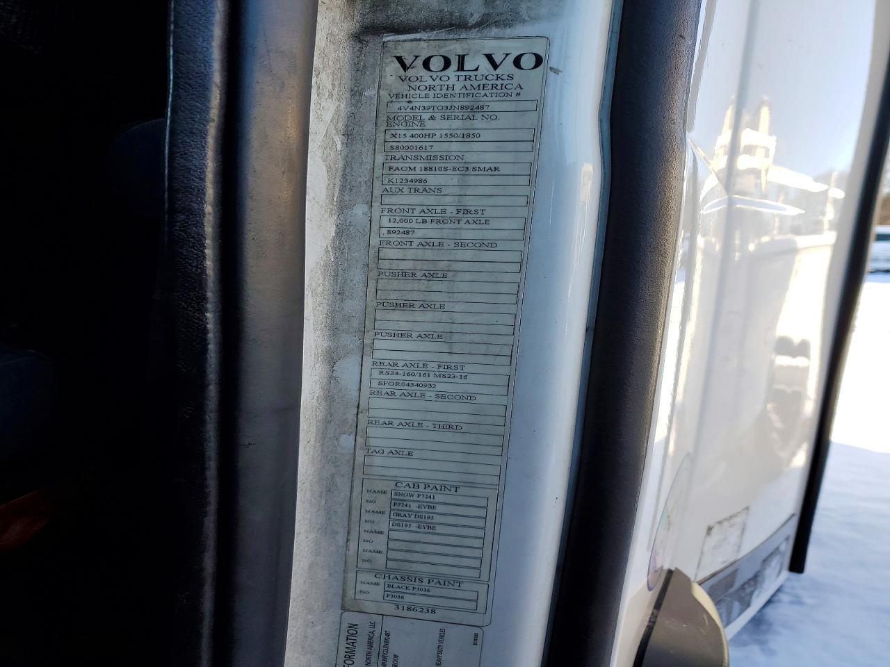 2018 Volvo VNL Semi Truck