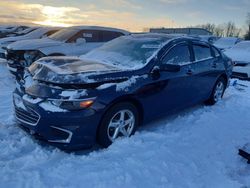 Salvage cars for sale from Copart Wayland, MI: 2018 Chevrolet Malibu ls
