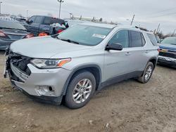 Salvage cars for sale from Copart Indianapolis, IN: 2018 Chevrolet Traverse ls