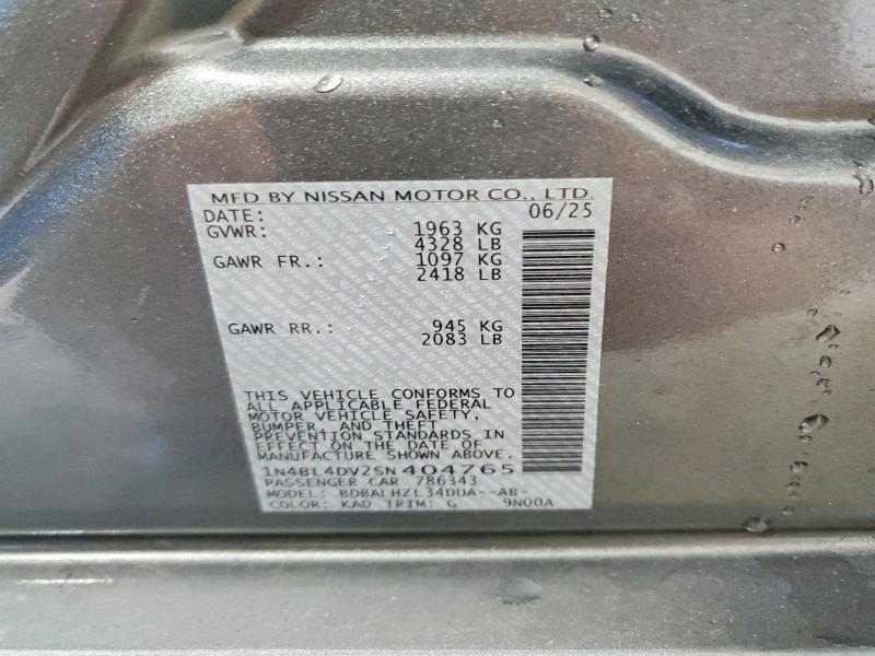 2025 Nissan Altima sv