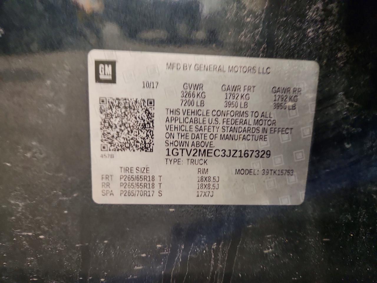 2018 GMC Sierra K1500 sle