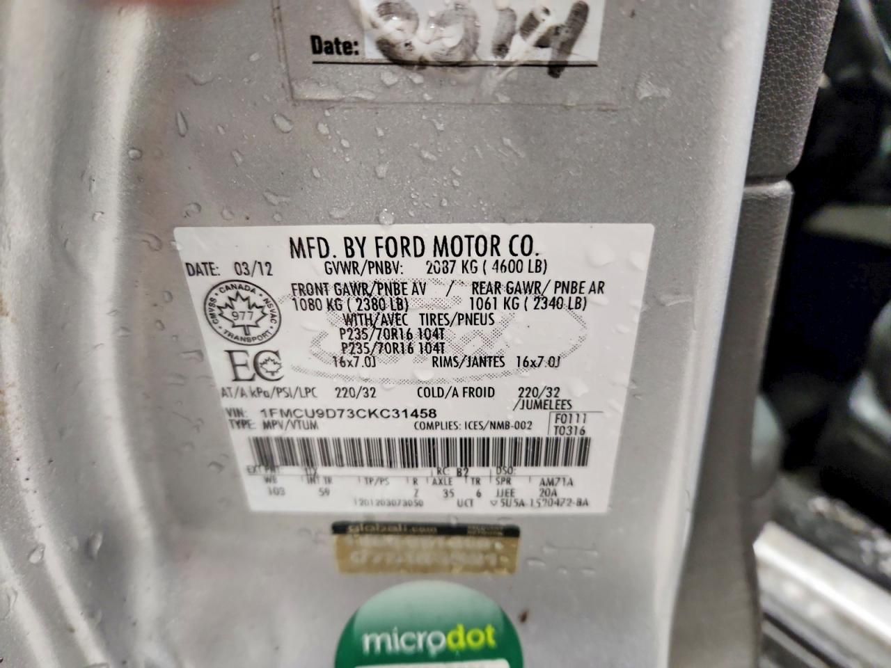 2012 Ford Escape xlt