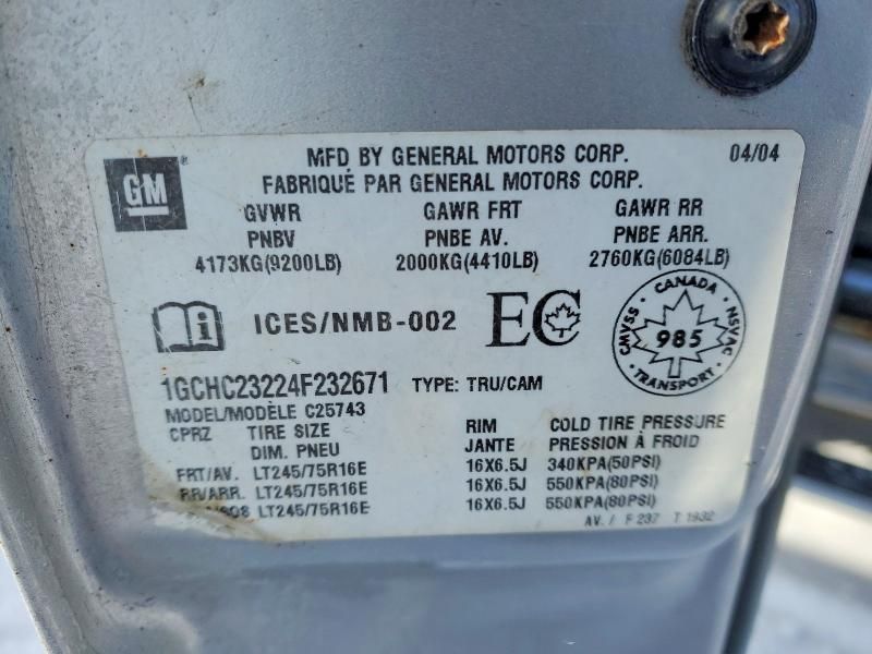 2004 Chevrolet Silverado C2500 Heavy Duty