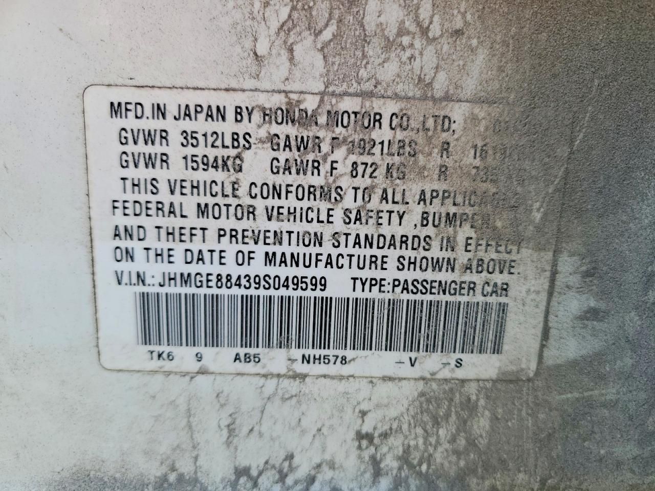 2009 Honda Fit Sport