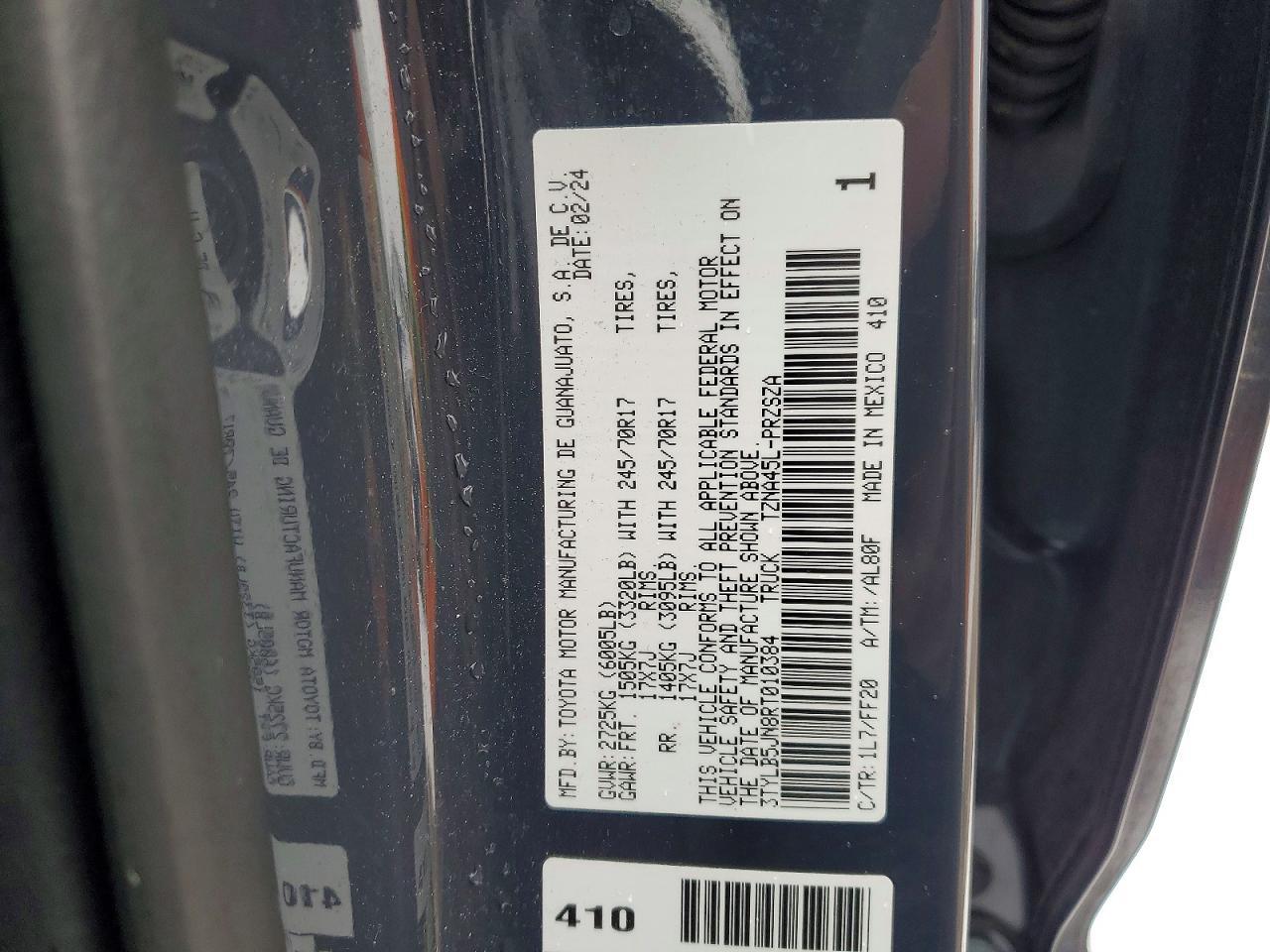 2024 Toyota Tacoma SR5