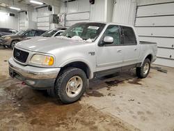 Salvage cars for sale from Copart Ham Lake, MN: 2003 Ford F150 Supercrew