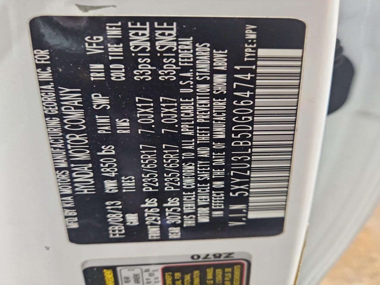 2013 Hyundai Santa fe Sport