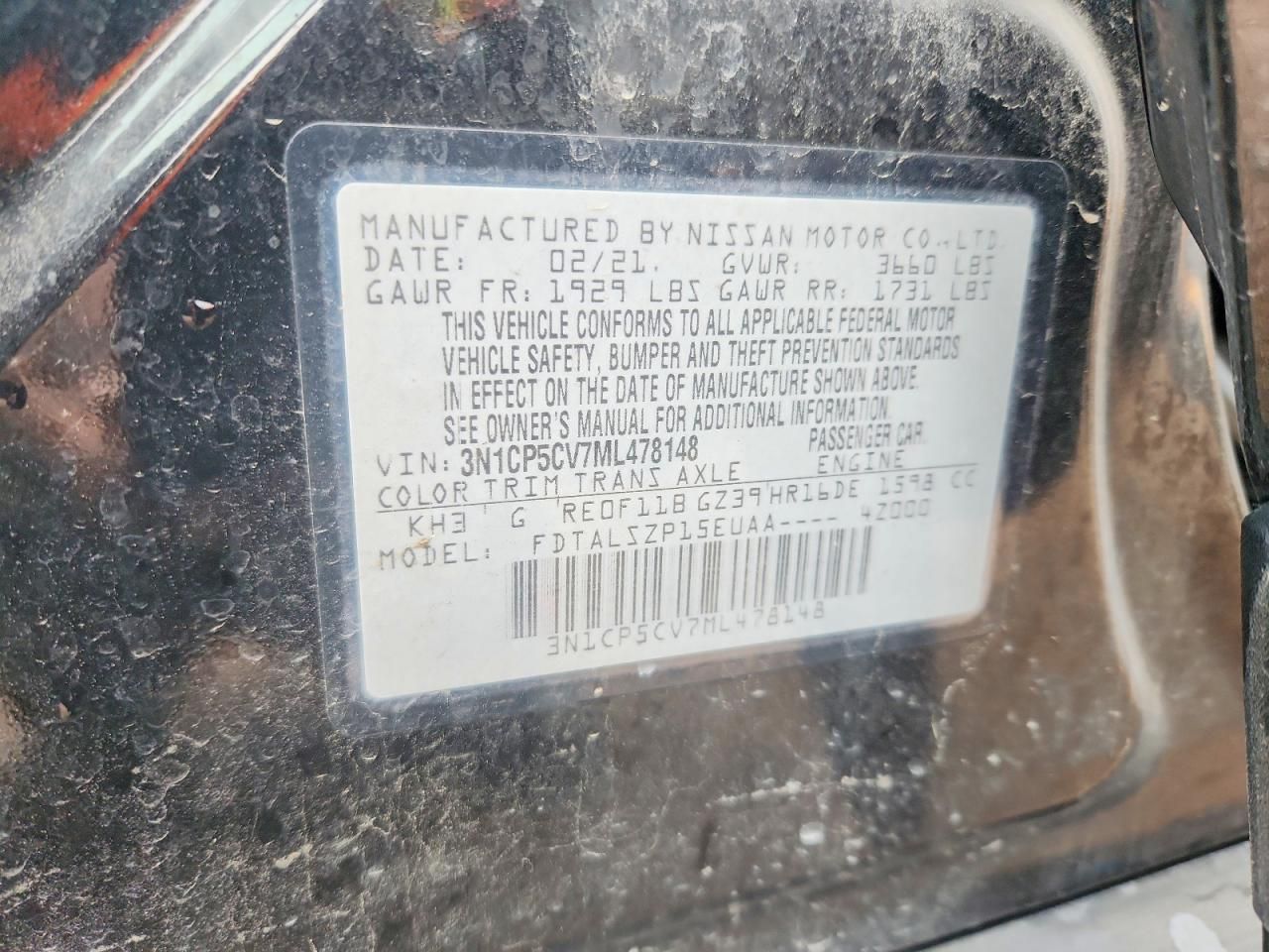 2021 Nissan Kicks sv