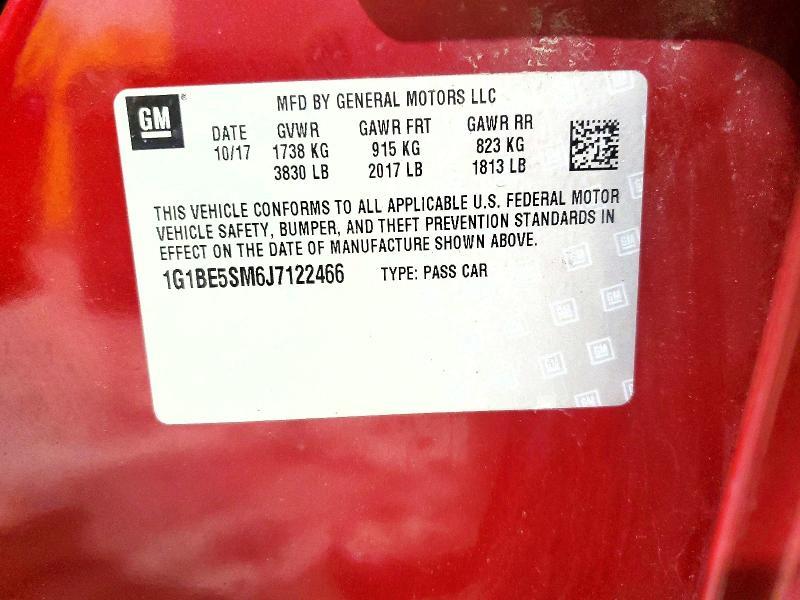 2018 Chevrolet Cruze lt