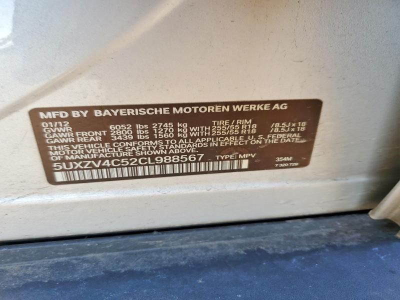 2012 BMW X5 Xdrive35i