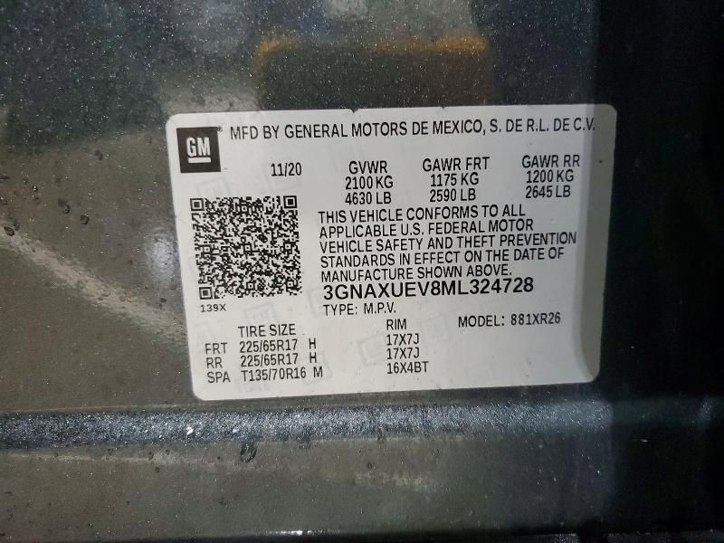 2021 Chevrolet Equinox lt