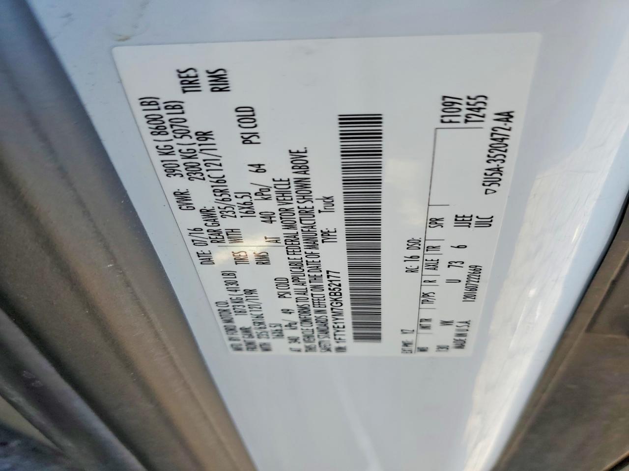 2016 Ford Transit T-150