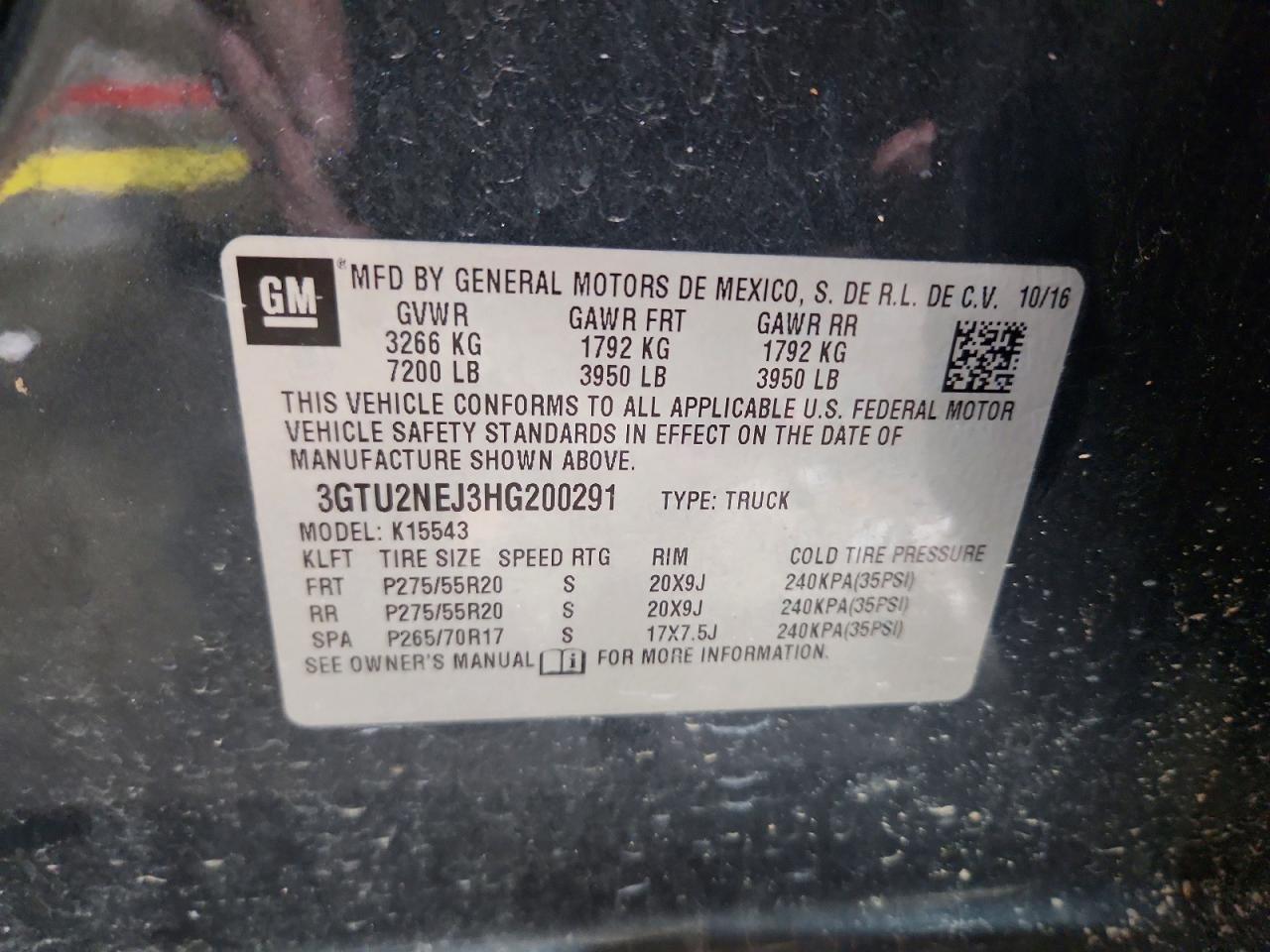 2017 GMC Sierra K1500 SLT