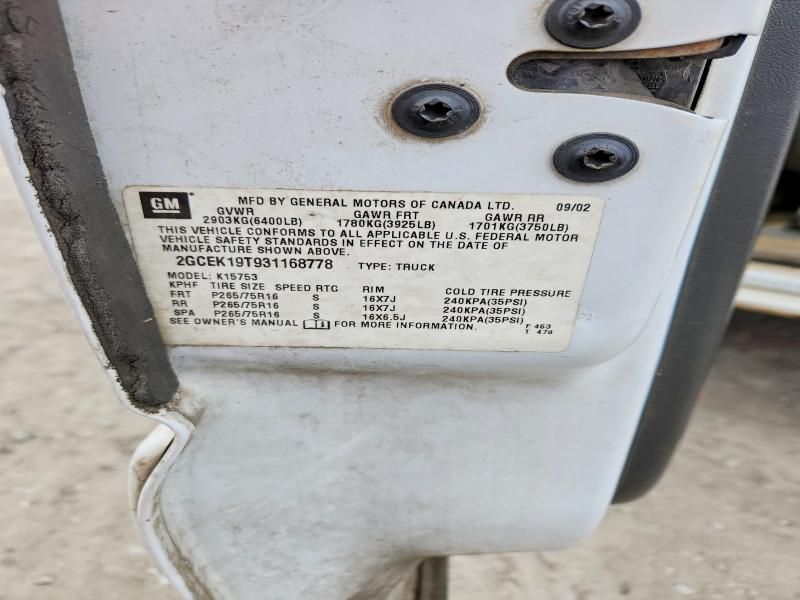 2003 Chevrolet Silverado K1500