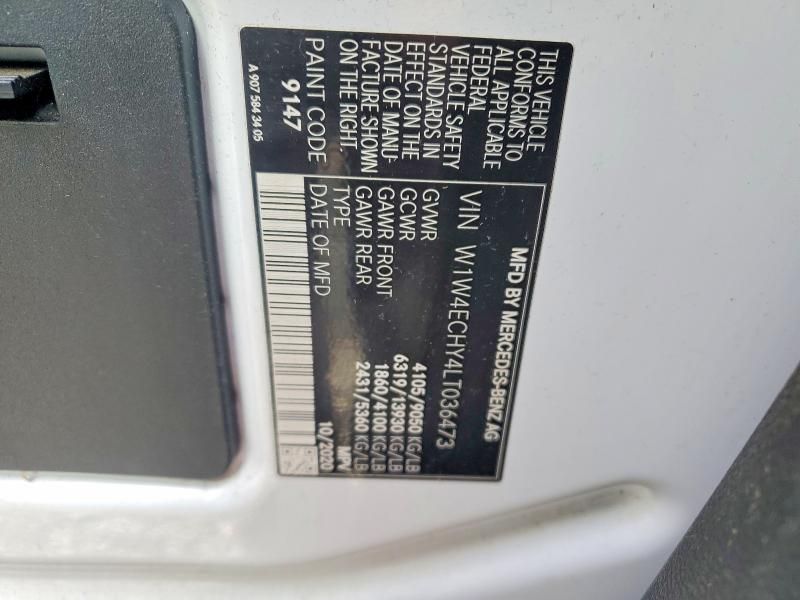 2020 Mercedes-Benz 2020 Mercedes Benz Sprinter 2500 Delivery van