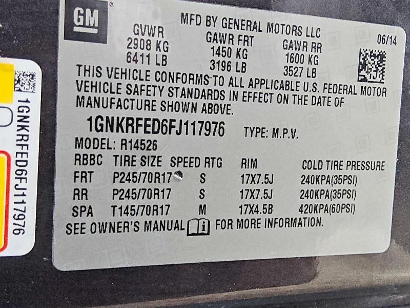2015 Chevrolet Traverse ls