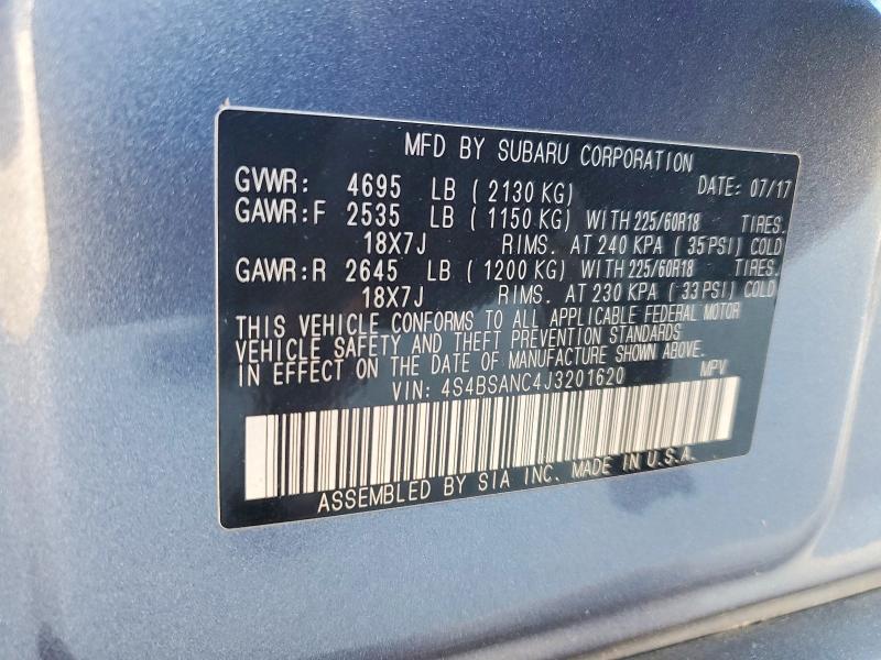 2018 Subaru Outback 2.5i Limited