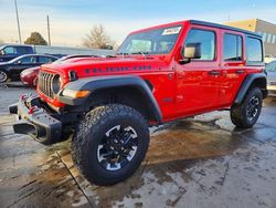 Jeep Wrangler salvage cars for sale: 2024 Jeep Wrangler Rubicon