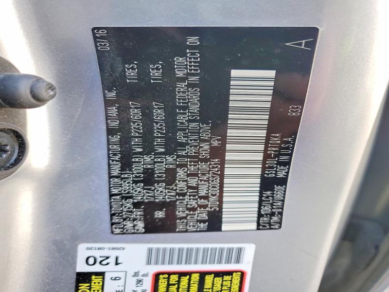 2016 Toyota Sienna xle 8-passenger