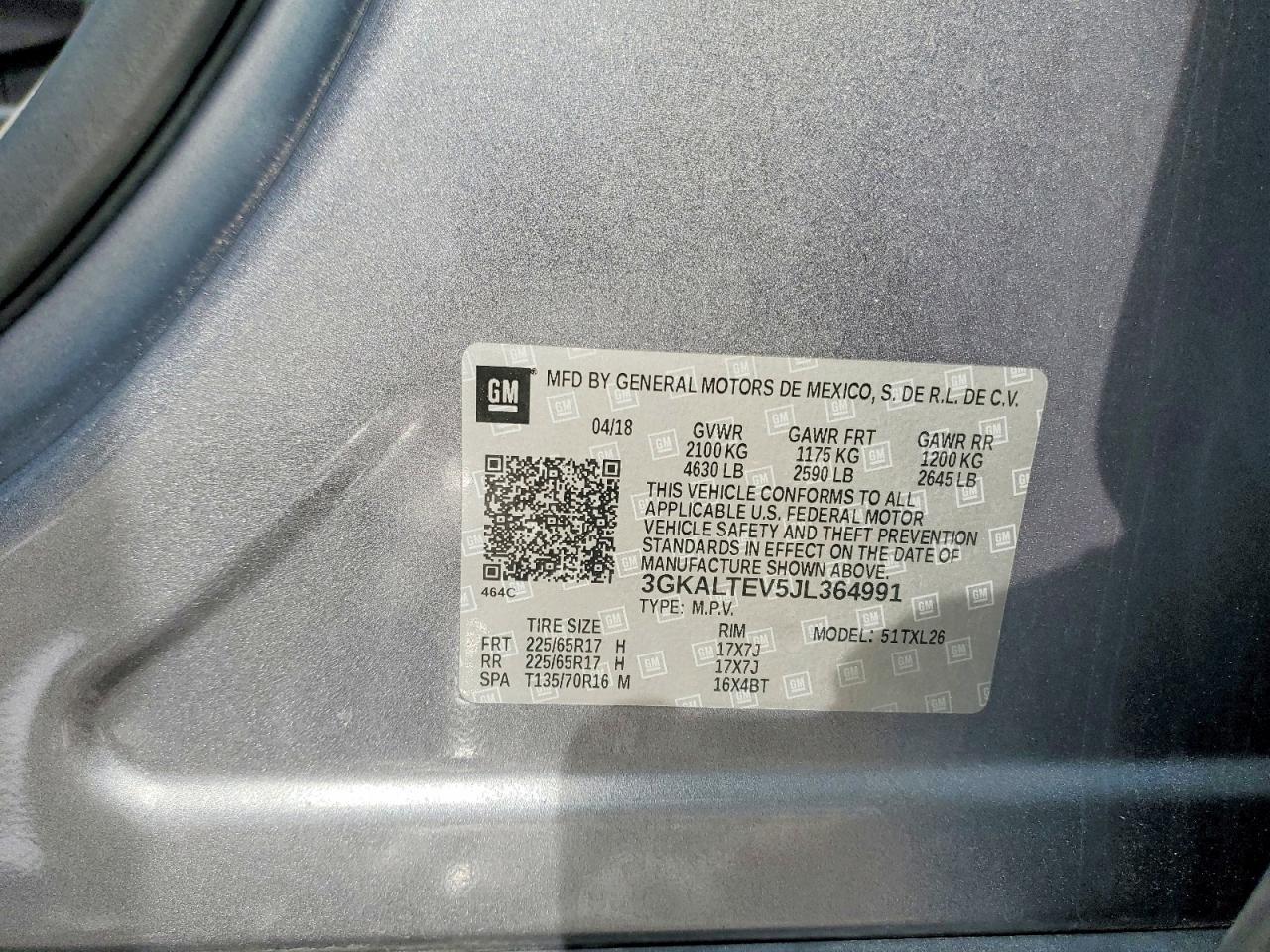 2018 GMC Terrain sle