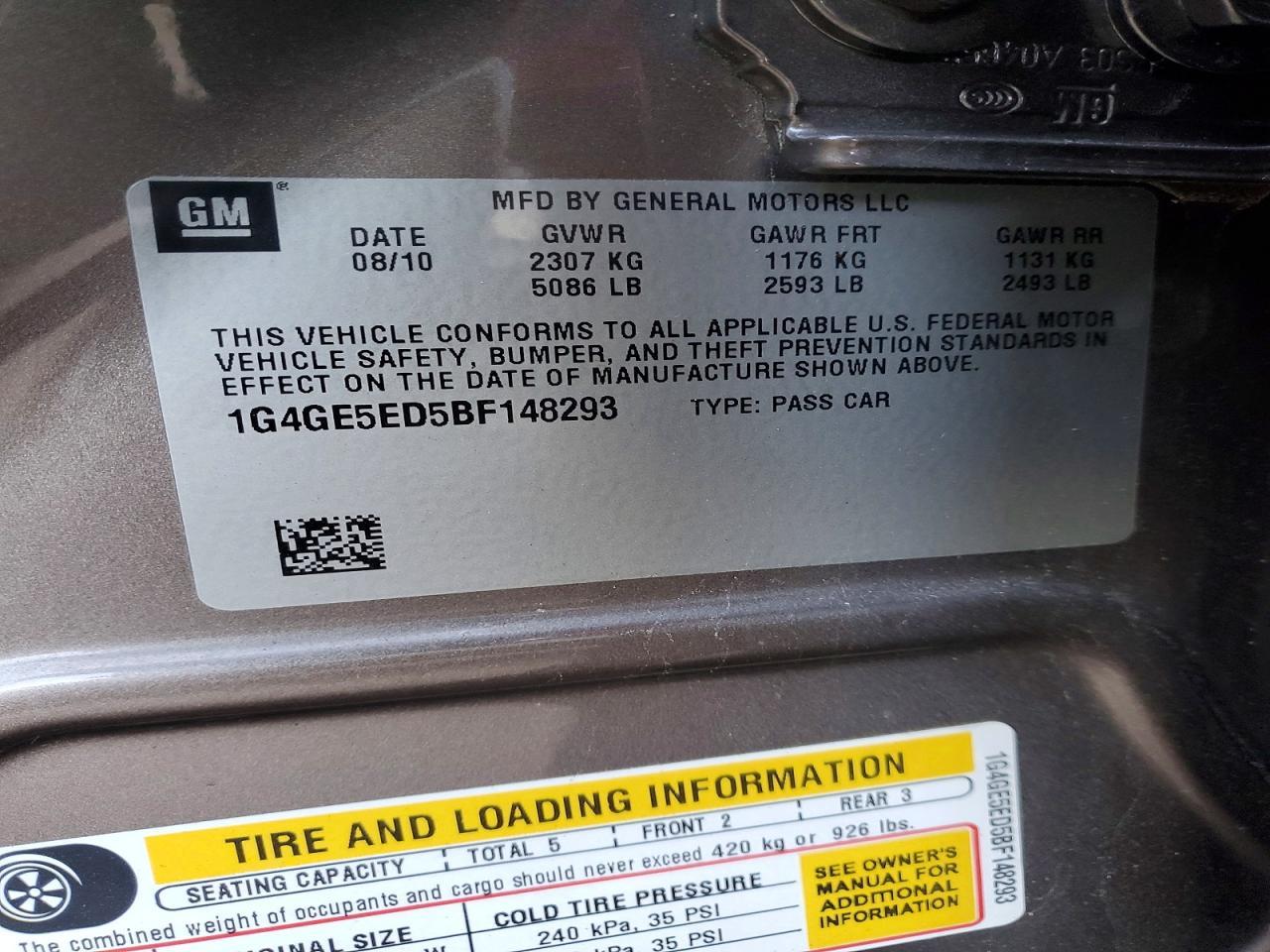 2011 Buick Lacrosse cxs