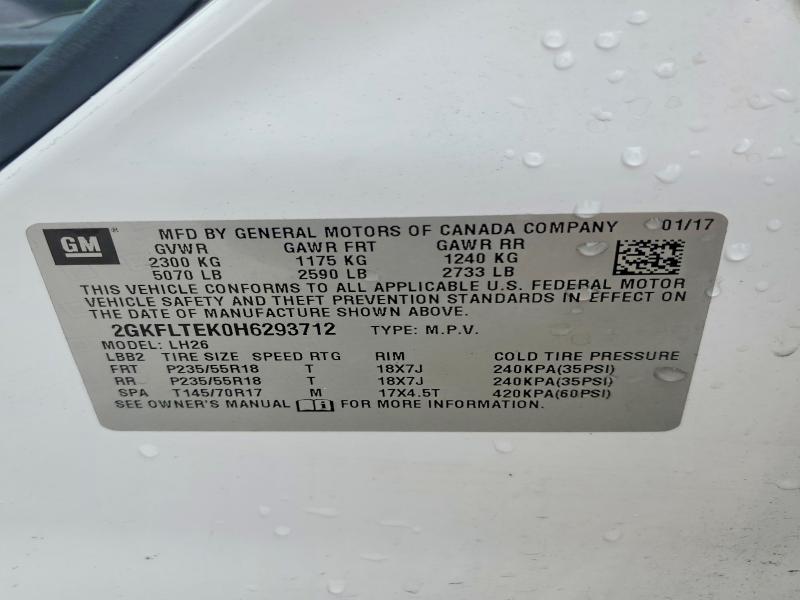 2017 GMC Terrain sle
