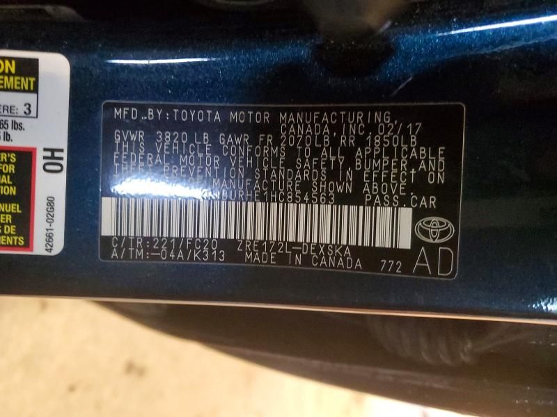 2017 Toyota Corolla l