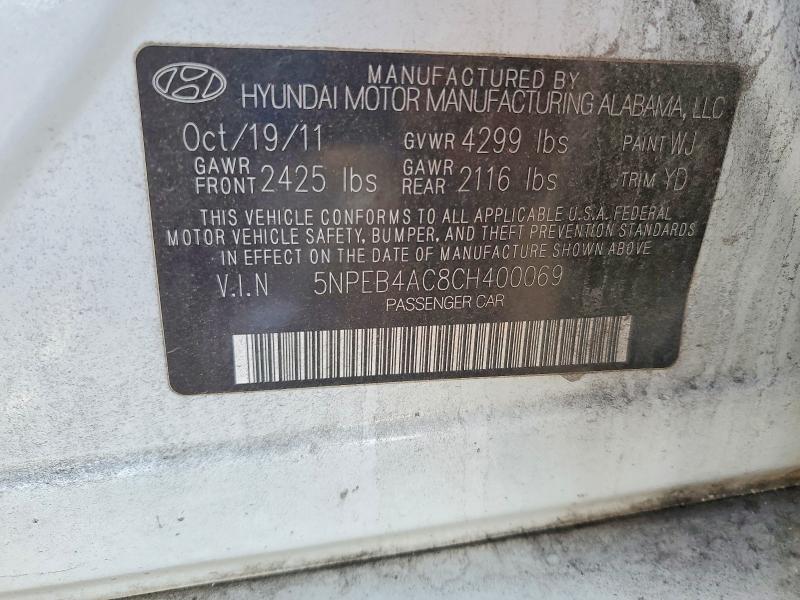 2012 Hyundai Sonata gls