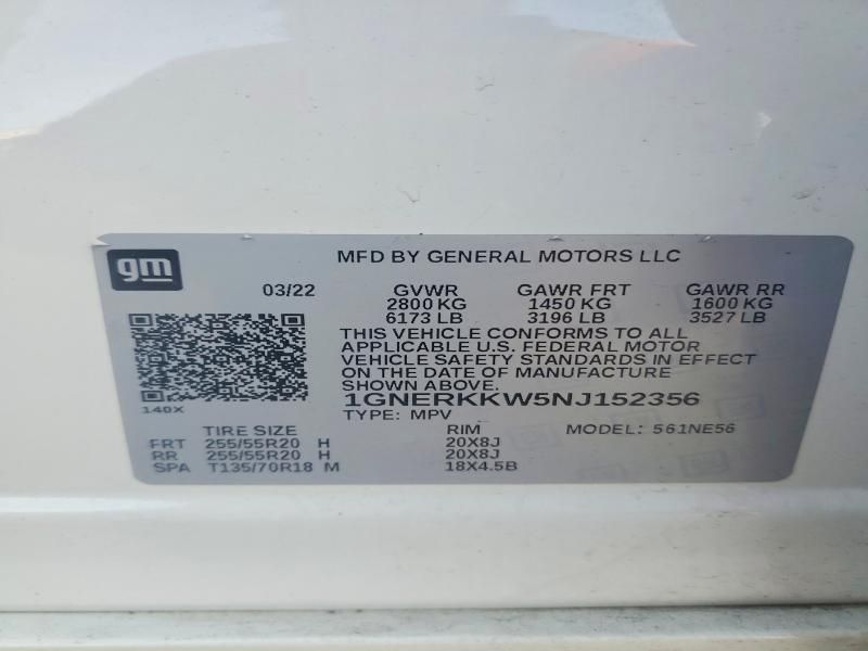 2022 Chevrolet Traverse Premier