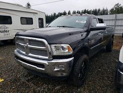 Salvage cars for sale from Copart Graham, WA: 2015 Dodge RAM 3500 Longhorn