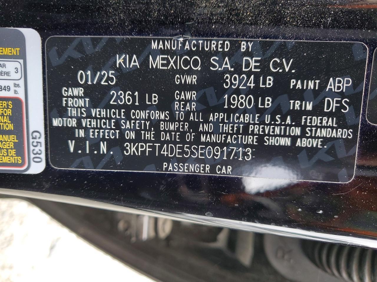 2025 KIA K4 lx