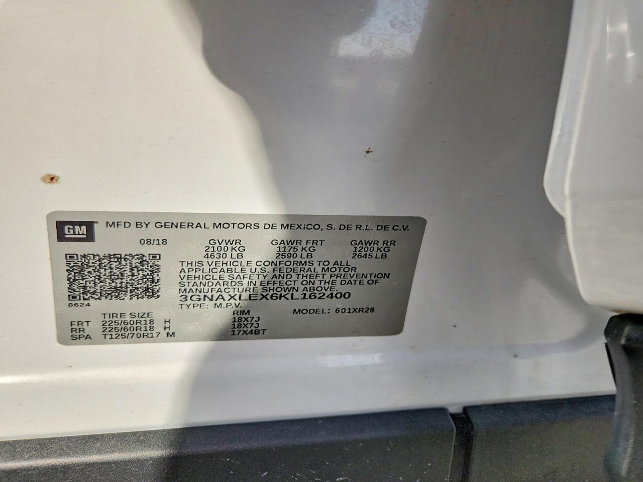 2019 Chevrolet Equinox lt