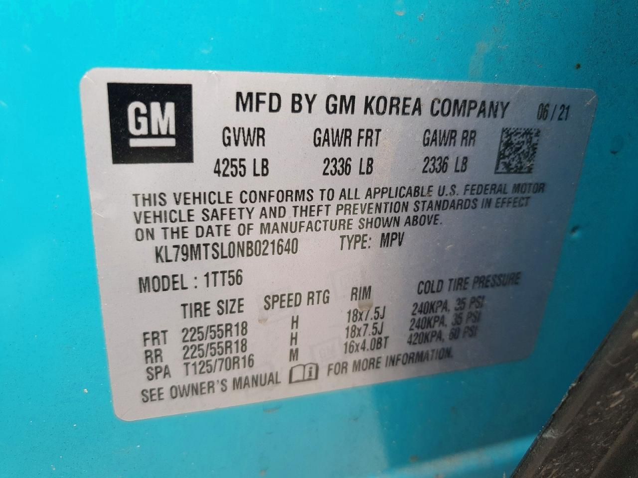 2022 Chevrolet Trailblazer rs