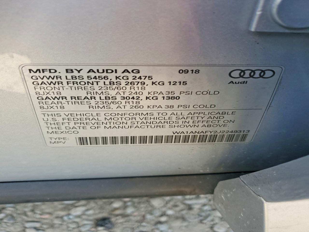 2018 Audi Q5 Premium