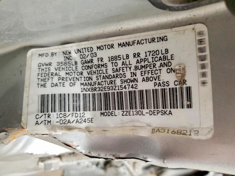 2003 Toyota Corolla ce